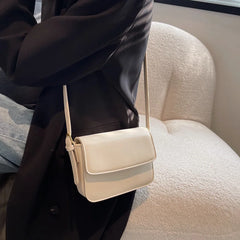 Women's Beige PU Leather Handlebag Armpit Handbag