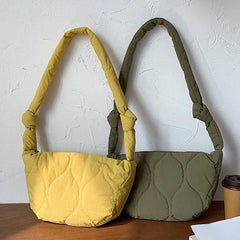 Women's Messenger Bag Large Capacity Rhombic Lattice Handbag