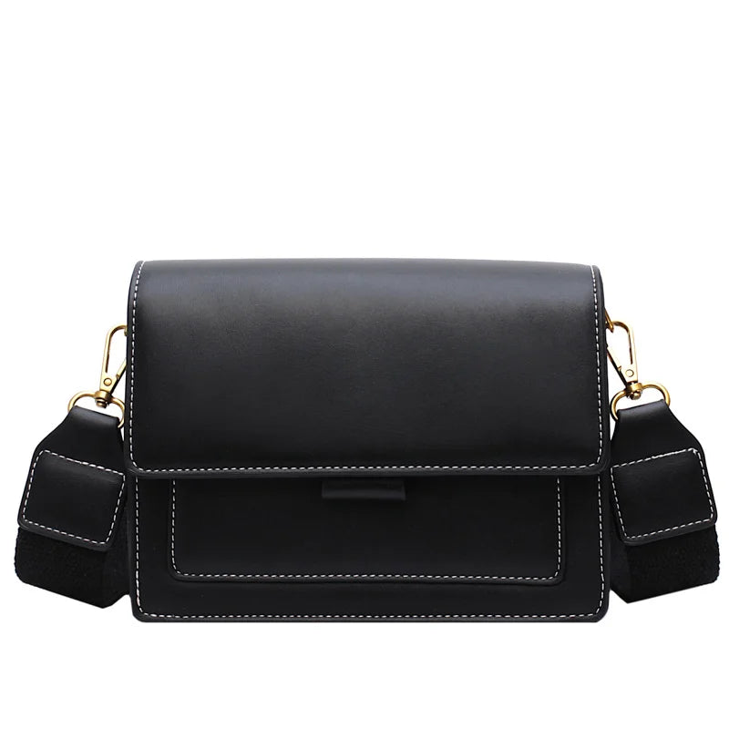 Women's PU Leather Crossbody Bag Chain Shoulder Handbag