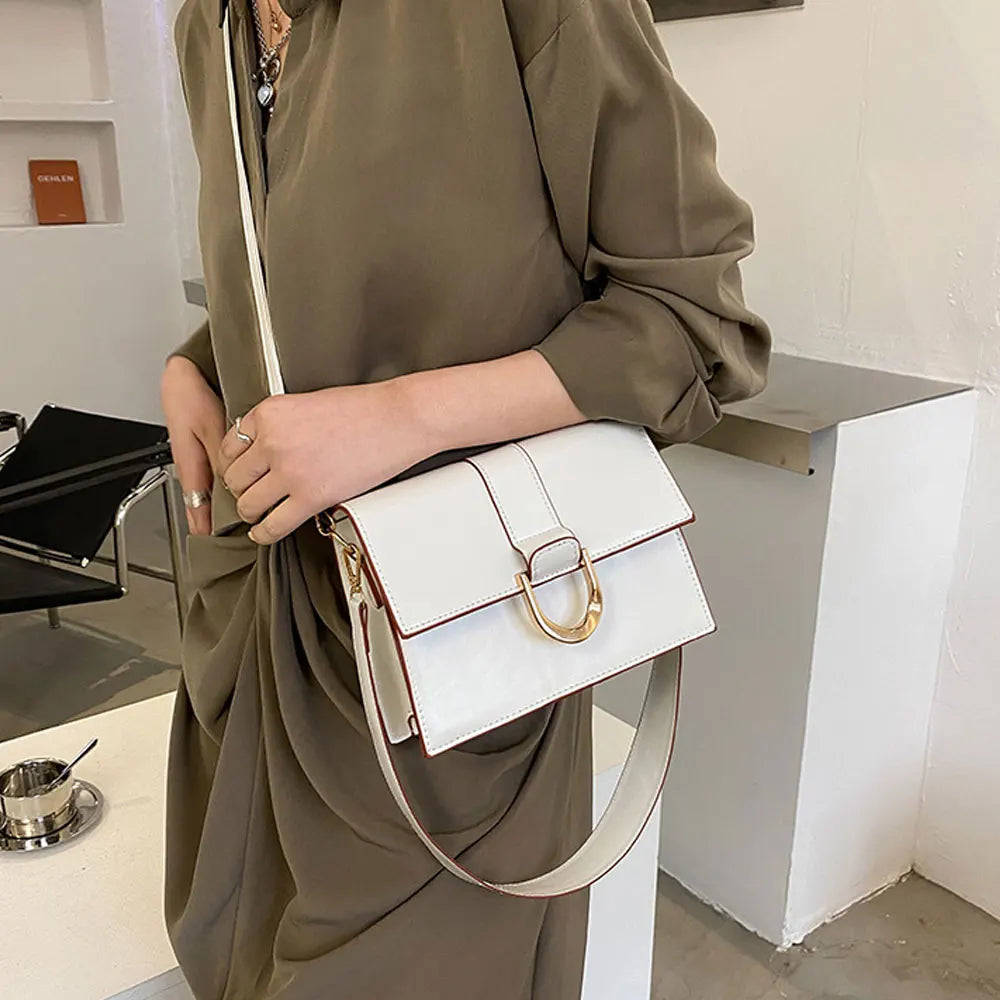 Women's Leather Shoulder Bag Casual Messenger Handbag