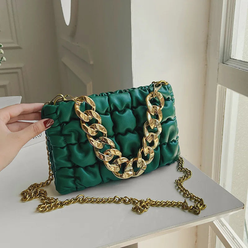 Chain Quilted Shoulder Purses Handbag Female Clutch Bags Ladies Hand Bag