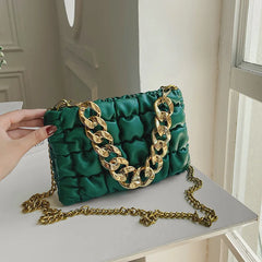 Chain Quilted Shoulder Purses Handbag Female Clutch Bags Ladies Hand Bag