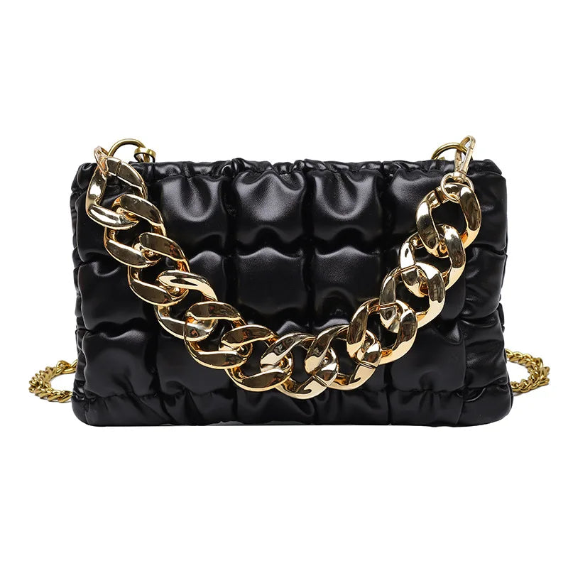 Chain Quilted Shoulder Purses Handbag Female Clutch Bags Ladies Hand Bag