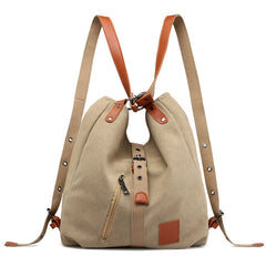 Women's Large Capacity Shoulder Messenger Bag Canvas Tote Bag