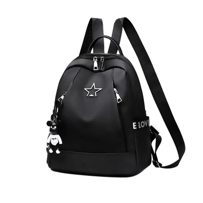 Women's Small Backpack Travel Nylon Shoulder Bag
