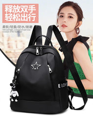 Women's Small Backpack Travel Nylon Shoulder Bag