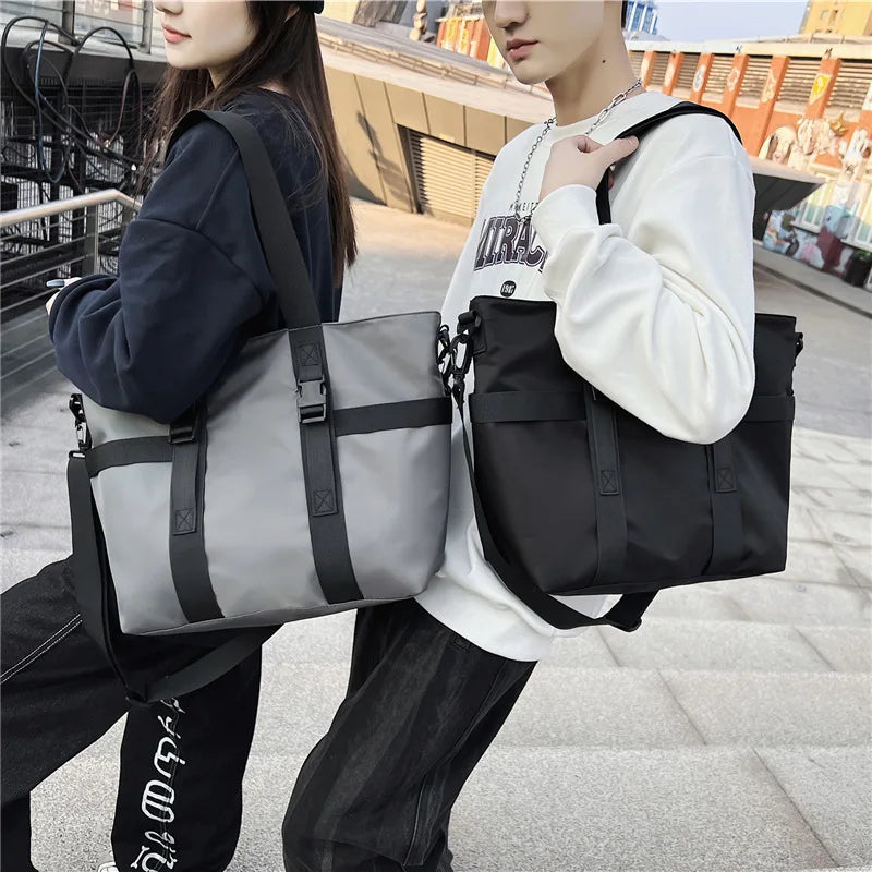 Women's Tote Shoulder Bag Large Capacity Handbag Solid Female Shopper Bags