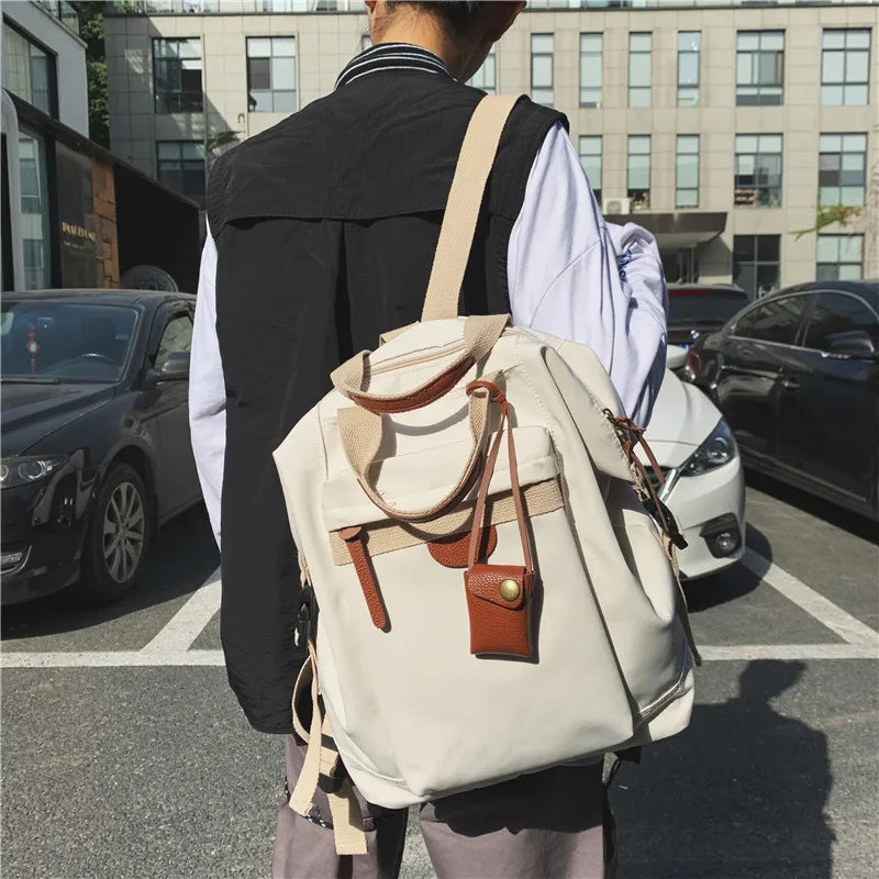 Women's School Backpack Students Travel Bag Rucksack Schoolbag