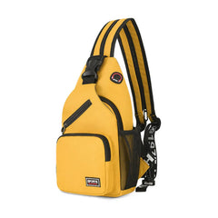 Yellow Small Crossbody Bag Women Messenger Sling Chest Bag