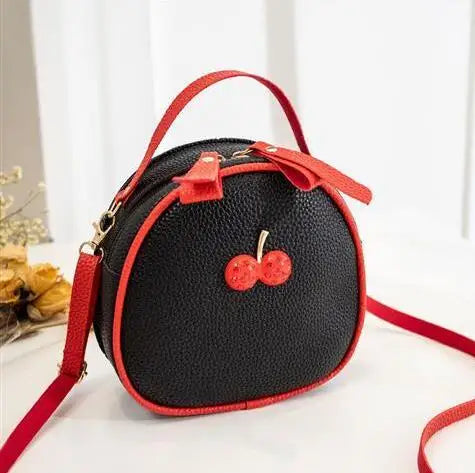 Cherry One Shoulder Crossbody Bag Small Backpack Ladies Handbags