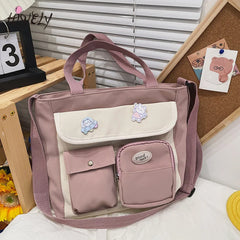 Versatile Small Fresh Messenger Bag for College Students
