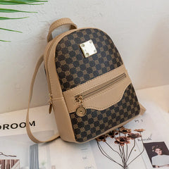 Mini Backpack for Girls PU Leather Storage Bag