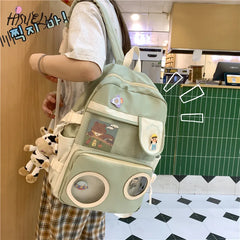 Small Fresh Girl Backpack with Large Capacity