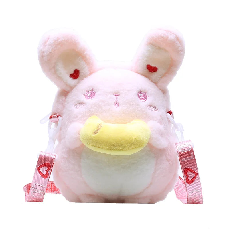 Women Cartoon Plush Bag Cross Body Shoulder Bag