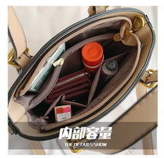 Small PU Leather Women's Bucket Shoulder Bag