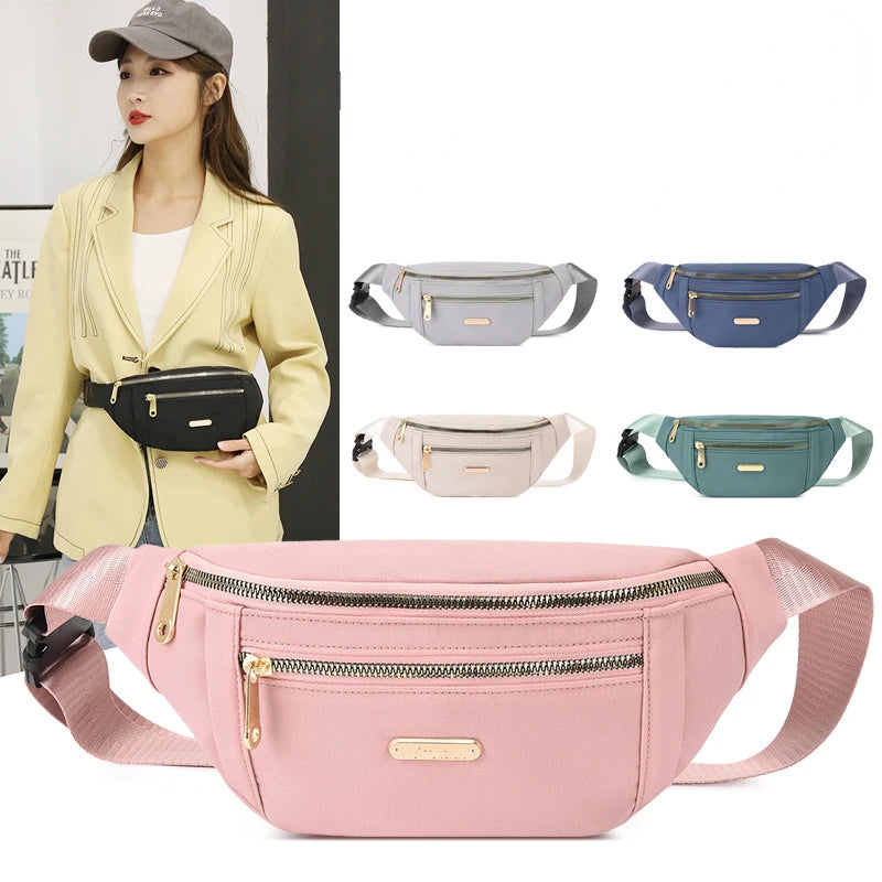 Stylish Women's Waist Bag Chest Messenger Bag Chest Bag