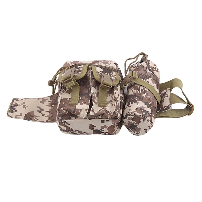 Men's Tactical Waterproof Waist Bag for Outdoor Military Mountaineering
