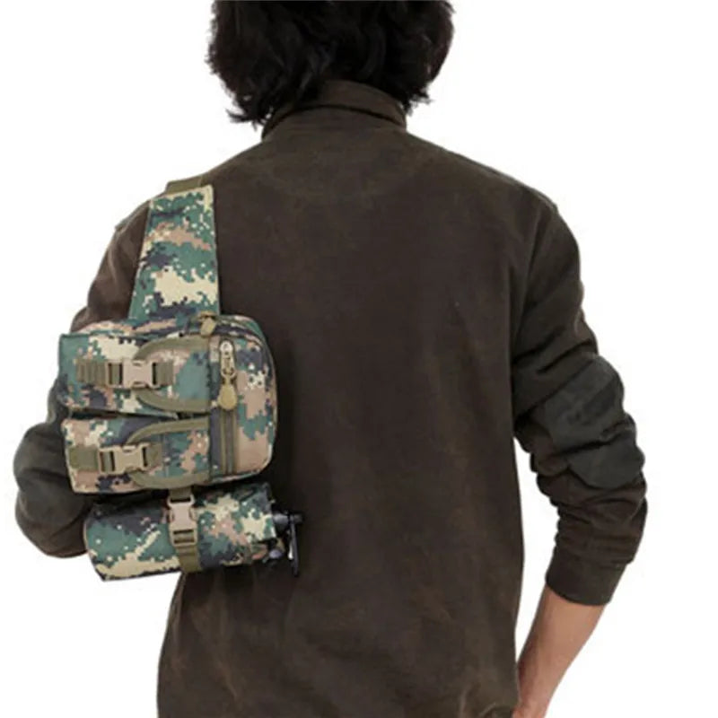 Men's Tactical Waterproof Waist Bag for Outdoor Military Mountaineering