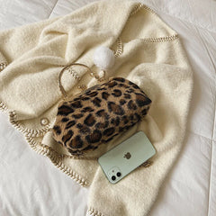 Leopard Cow Pattern Crossbody Bag for Women