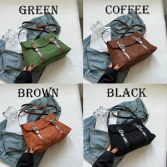 Faux Leather Hobo Women Shoulder Bag Classic Casual Tote Underarm Bag