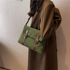Faux Leather Hobo Women Shoulder Bag Classic Casual Tote Underarm Bag
