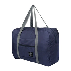 Feather Print Nylon Foldable Travel Bags Unisex Large Capacity Pack Luggage