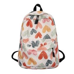 Women's Preppy Style Cartoon Graffiti Backpack