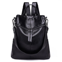 Wild Travel Leather Backpack for Women