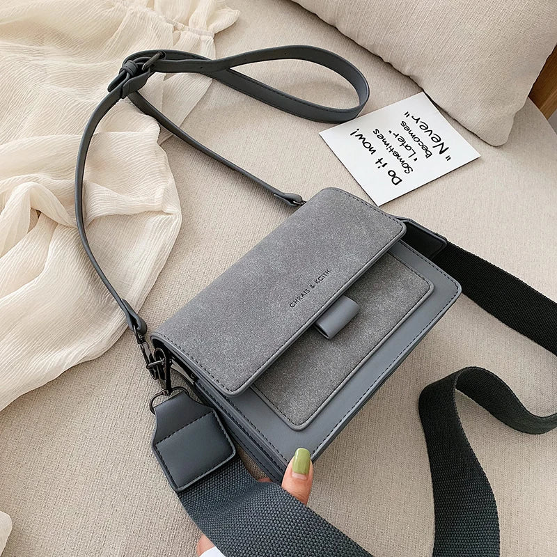 Women's Leather Messenger Shoulder Bag