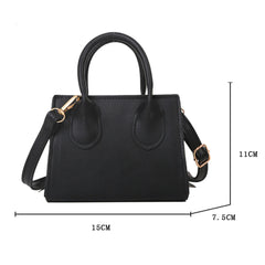 Women's PU Leather Shoulder Bag Crossbody Mini Shopper Purse Handbag