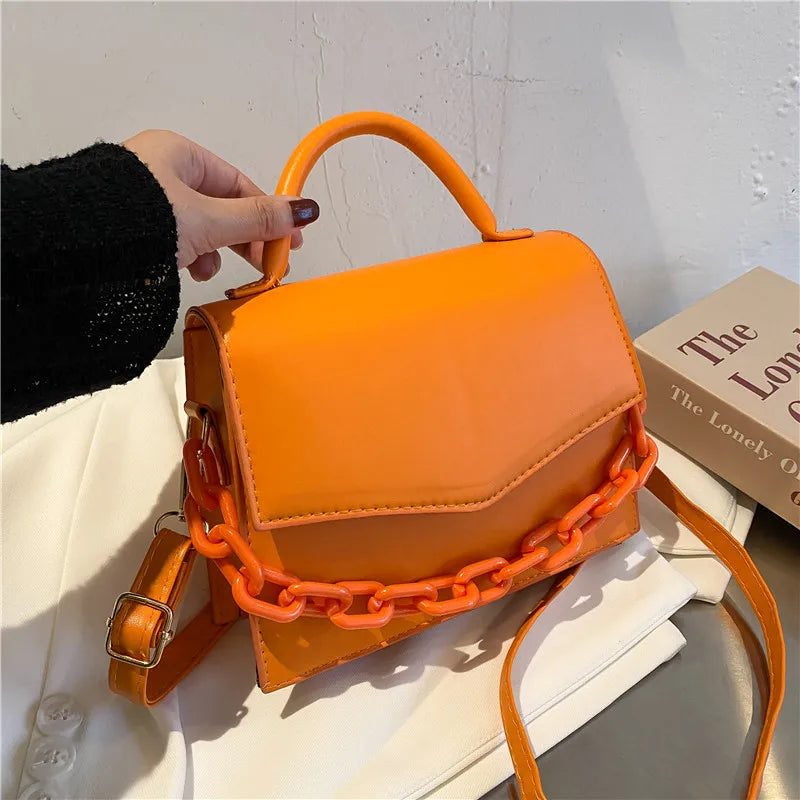 Thick Chain Crossbody Bag for Women
