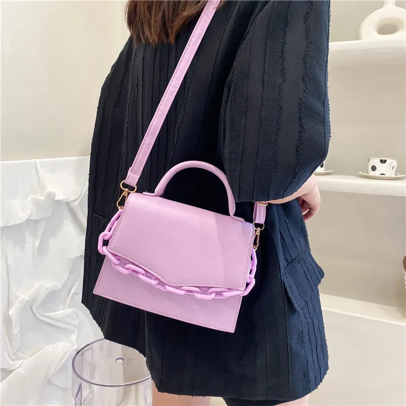 Thick Chain Crossbody Bag for Women
