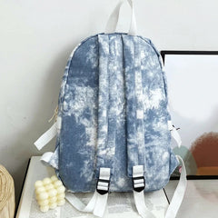 Female Canvas Backpack Casual Women Shoulder Bag School Bag