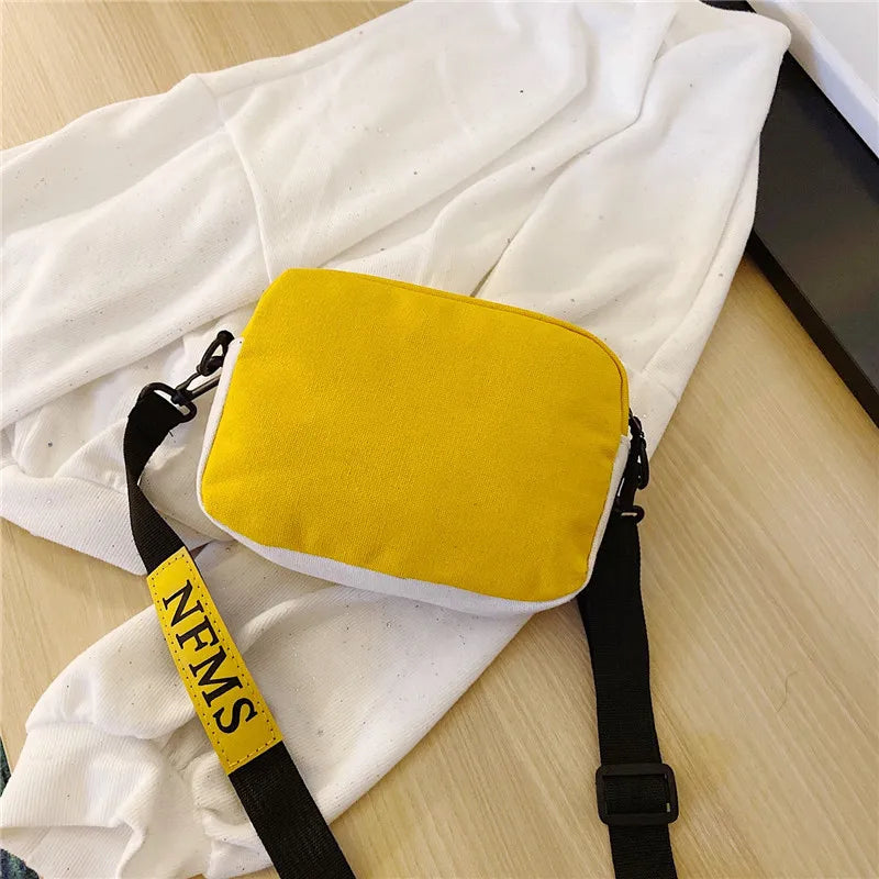 Chicken Cartoon Messenger Bag for Women Girl Student Shopping Handbag