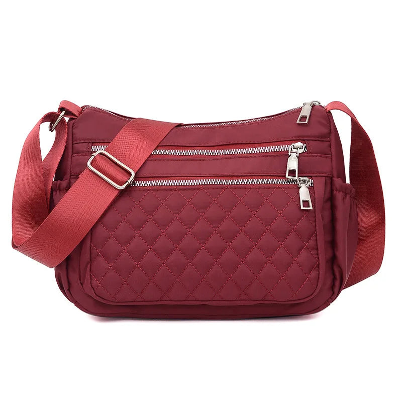 Female Canvas Single Shoulder Bag Large-capacity Dumpling Bag