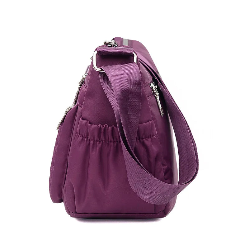 Female Canvas Single Shoulder Bag Large-capacity Dumpling Bag
