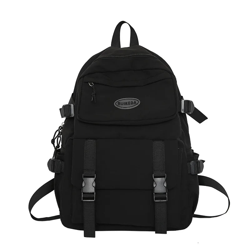 Waterproof Nylon Women Backpack with Multiple Pockets for Girl