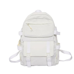 Waterproof Nylon Women Backpack with Multiple Pockets for Girl