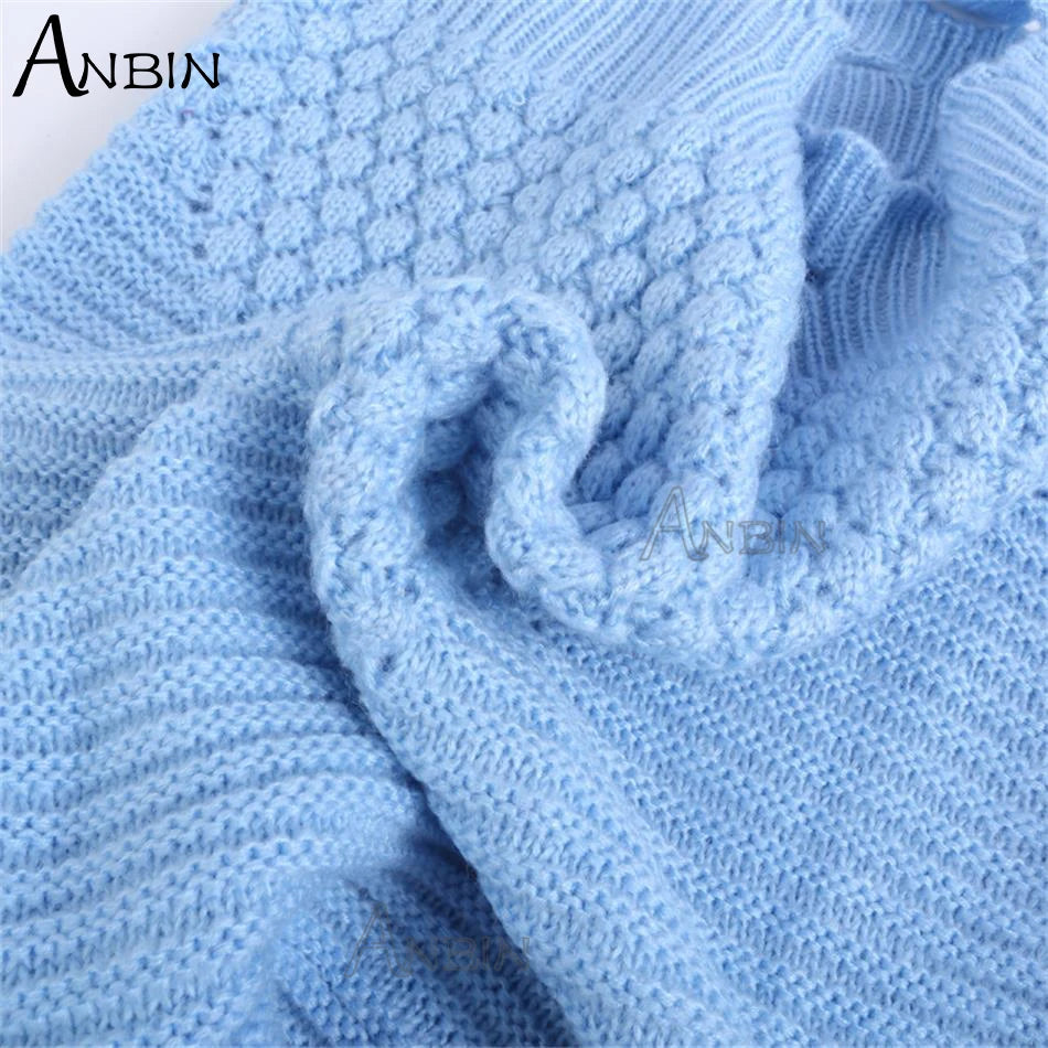 Female Knitting Wool Handbag Large Capacity Messenger Bag