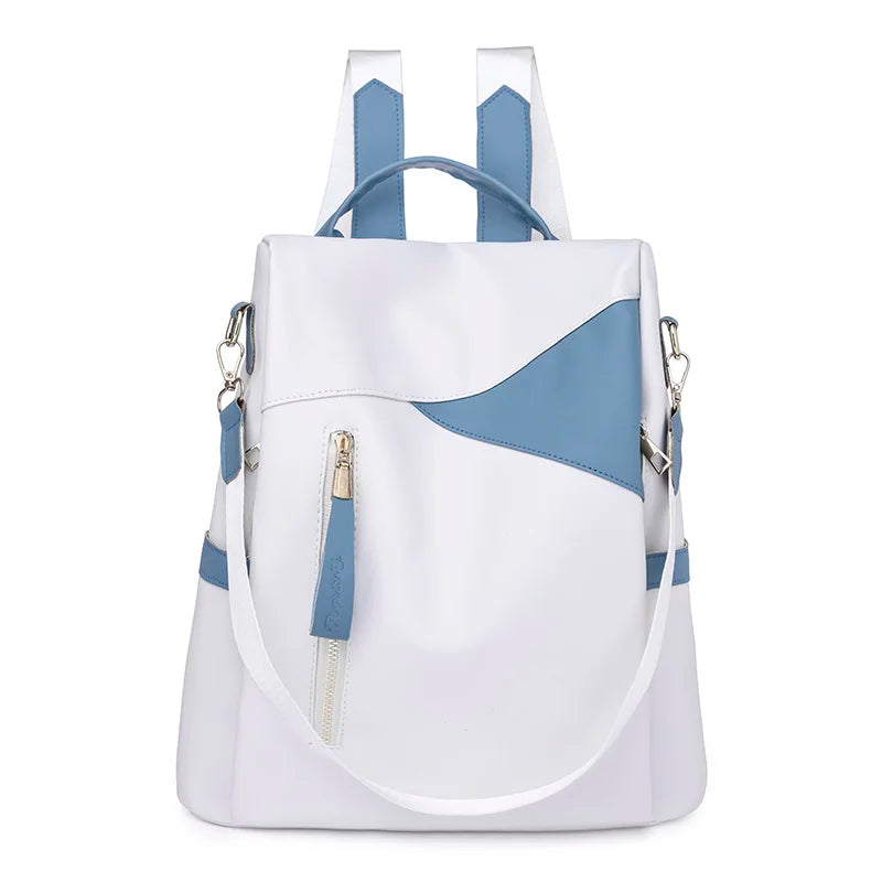Soft Leather Backpack Girl Purse Small Shoulder Bag