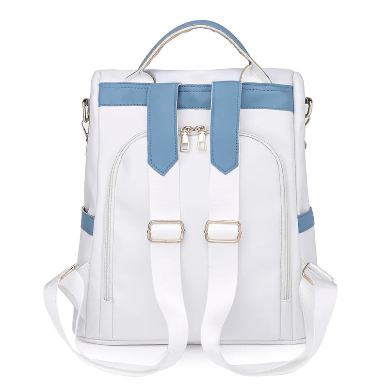 Soft Leather Backpack Girl Purse Small Shoulder Bag