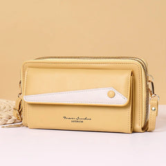 Female Mobile Phone Purse Crossbody Bags Women Large Capacity Leather Handbag