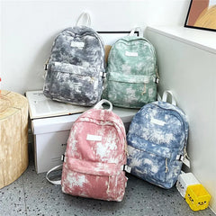 Casual Nylon Backpack for Women Shoulder Bag School Bag