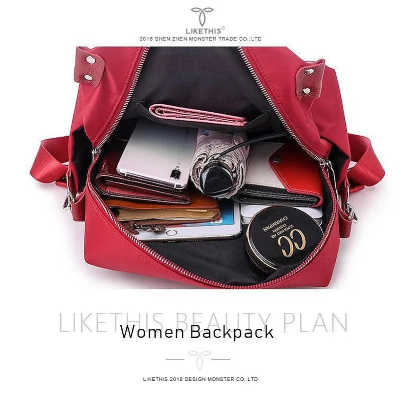 Female School Shoulder Bag Bagpack Mochila Ladies Women Backpack