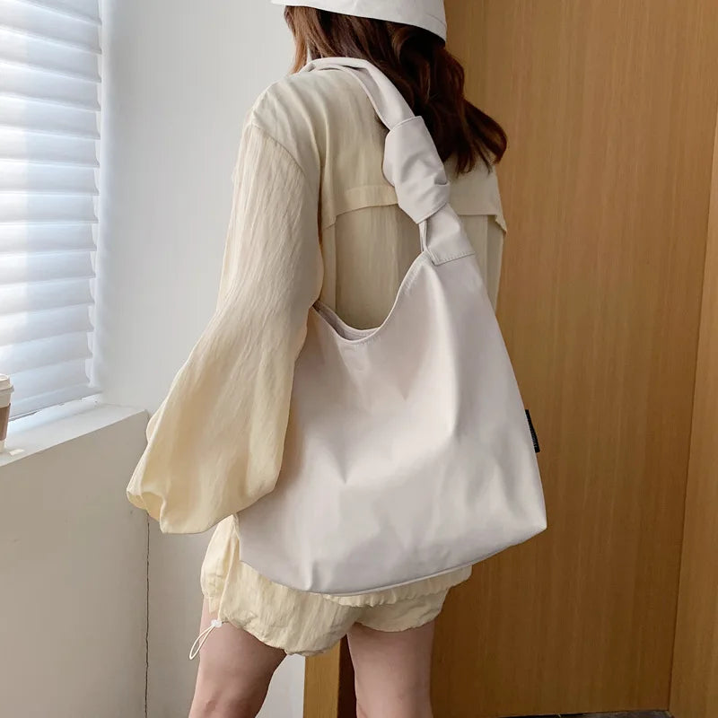 Large Capacity Nylon Tote Bag Women Shoulder Handbags