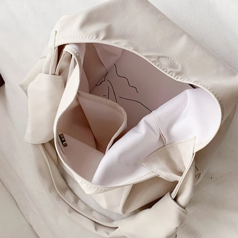 Large Capacity Nylon Tote Bag Women Shoulder Handbags