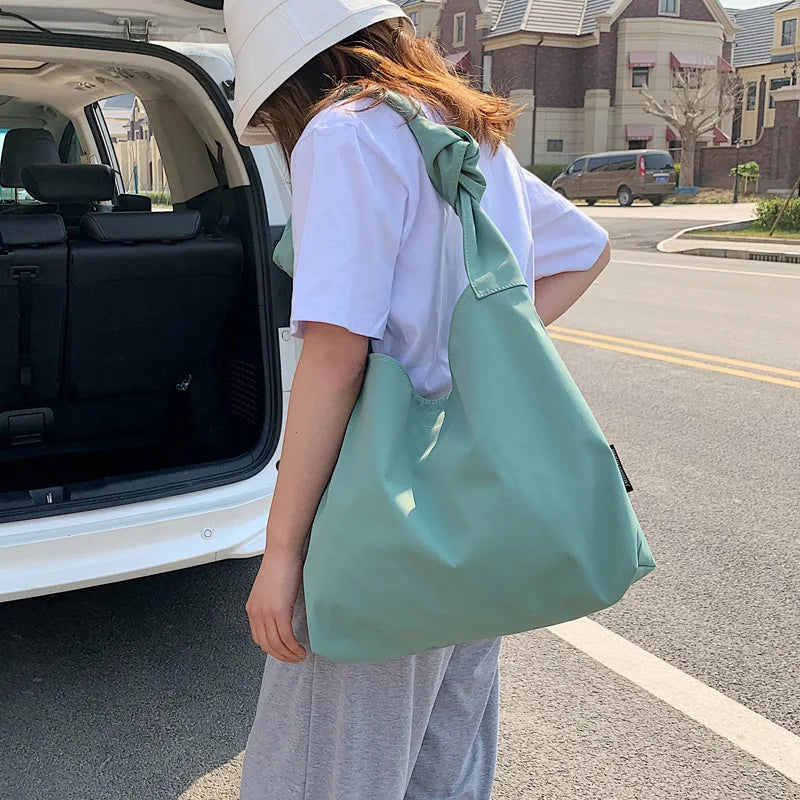 Large Capacity Nylon Tote Bag Women Shoulder Handbags