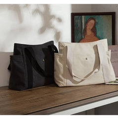 Women's Large Canvas Tote Bag Shoulder Handbag