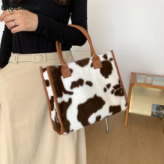 Women's Large Capacity Felt Shopper Bag