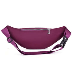 Women's Large Capacity Waist Bag, Purple